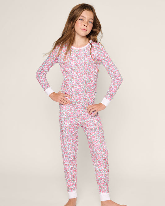 Girl Pajama Set Fleurs de Rose