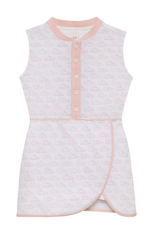 Pink Sneaker Sport Skort Dress