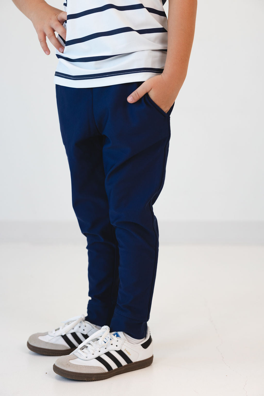 Navy Warm-up Jogger