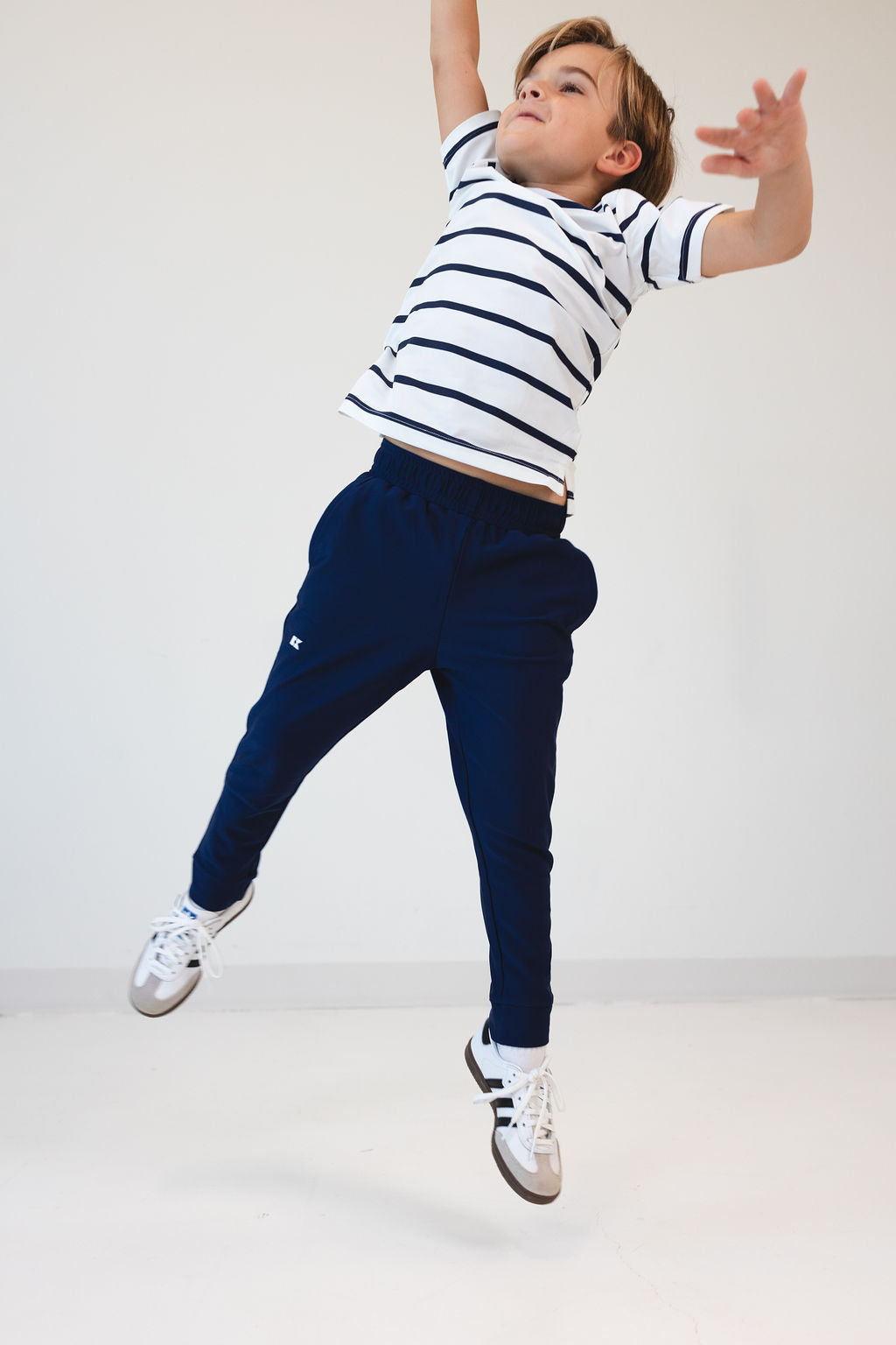 Navy Warm-up Jogger