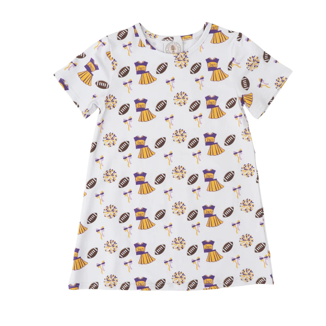 Varsity Purple Susie Swing Dress