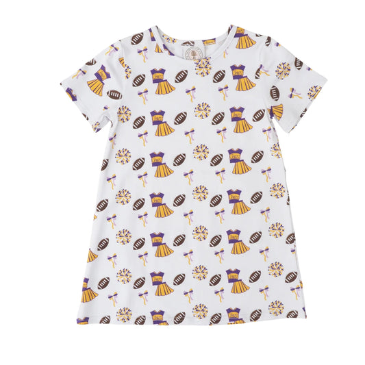 Varsity Purple Susie Swing Dress