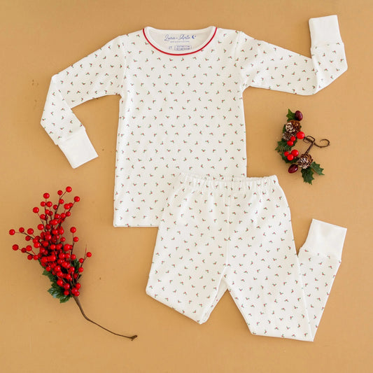 Winter Berries Long Pajamas